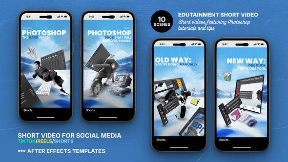 Photo of Edutainment Short Video | TikTok & Reels Video Template – MOGRT – Videohive 61396872