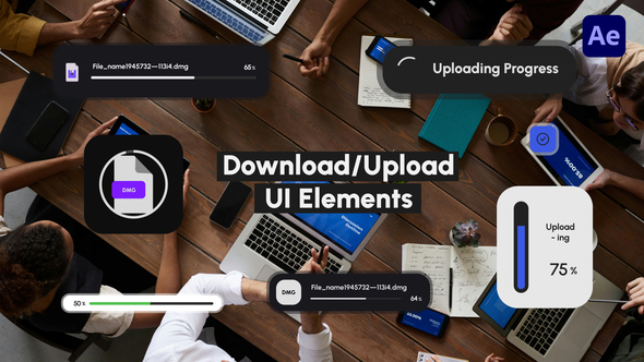 Photo of File Upload and Download UI – Videohive 61339337