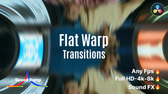 Photo of Flat Warp Transitions – Videohive 61385316