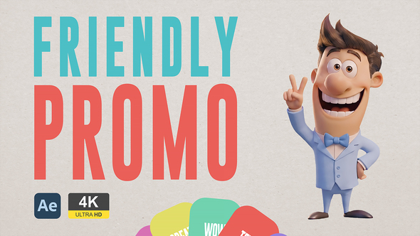 Photo of Friendly 3D Character Promo – Videohive 61549800