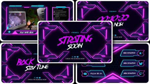 Photo of Gaming Streamer Pack After Effect – Videohive 61240771
