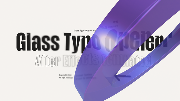 Photo of Glass Typo Opener – Videohive 61510276