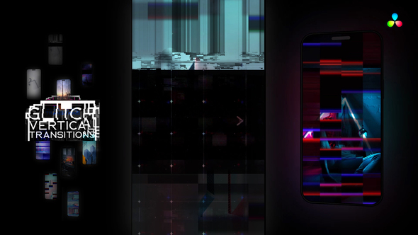 Photo of Glitch Vertical Transitions – Videohive 61451974