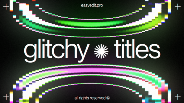 Photo of Glitchy Typography – Videohive 61402272