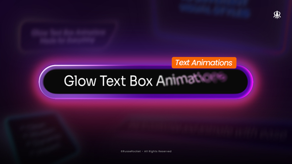 Photo of Glow Text Box Animations – Videohive 61396579