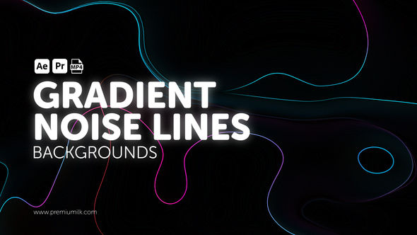 Photo of Gradient Noise Lines Backgrounds – Videohive 61573287