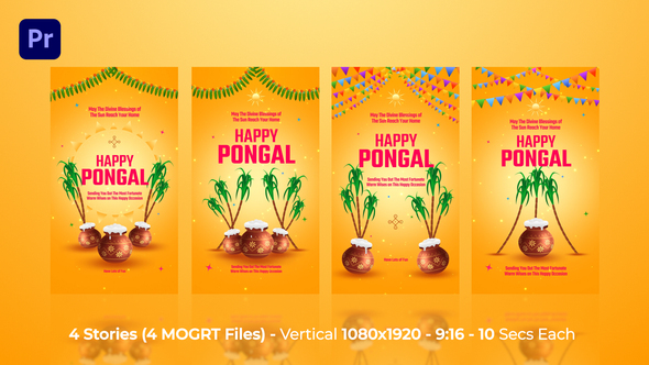 Photo of Happy Pongal Greetings Instagram Stories MOGRT – Videohive 61368292