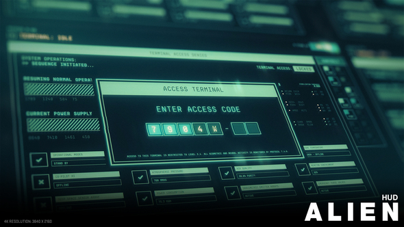 Photo of HUD – Alien (Retro HUD) – Videohive 61436060