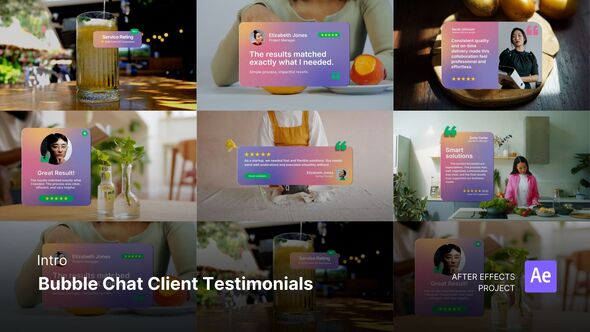 Photo of Intro – Bubble Chat Client Testimonials – Videohive 61254155