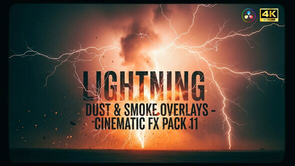 Photo of Lightning Dust & Smoke Overlays – Cinematic FX Pack  DaVinci Resolve – Videohive 61263056
