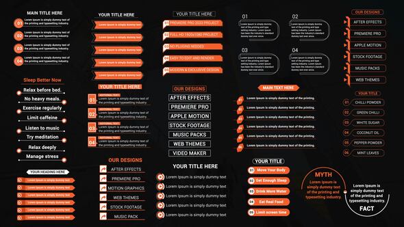 Photo of List Titles Pack – Videohive 61249254