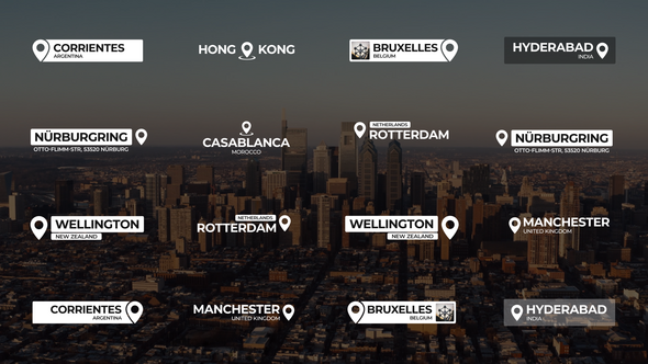 Photo of Location Titles – Videohive 59933831