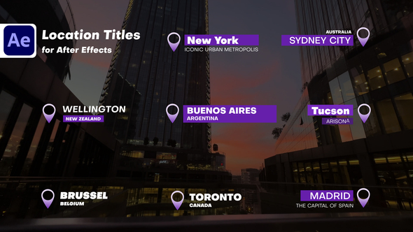 Photo of Location Titles X – Videohive 61466678