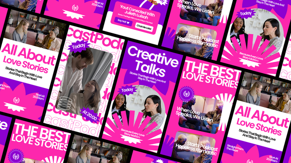 Photo of Love Stories Podcast Intro After Effect – Videohive 61506777