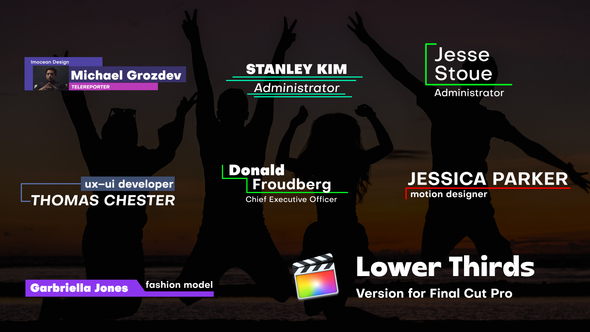 Photo of Lower Thirds X | Final Cut Pro – Videohive 61416411