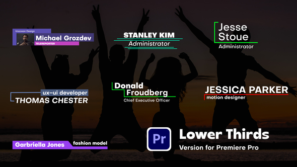 Photo of Lower Thirds X | MOGRT – Videohive 61392457