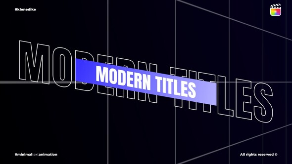 Photo of Minimal Text Animation  FCPX – Videohive 61417822