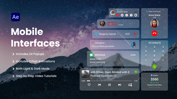 Photo of Mobile Interface Pack – Videohive 37992644
