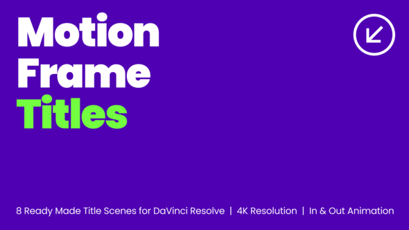 Photo of MotionFrame Titles | DR – Videohive 61393014