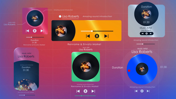 Photo of Music Widget – Videohive 61466245