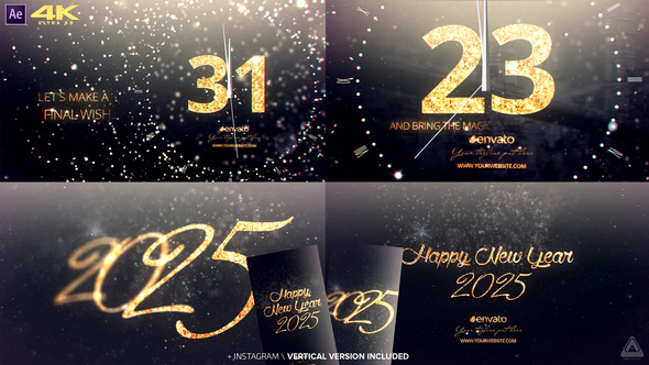 Photo of New Year Midnight Gold Countdown 2026 – Videohive 13949446