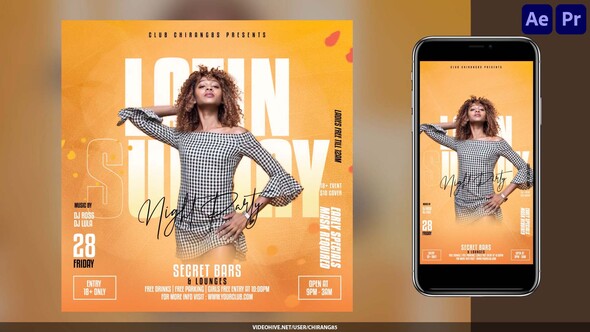 Photo of Night Club Flyer v34 – Videohive 61419655