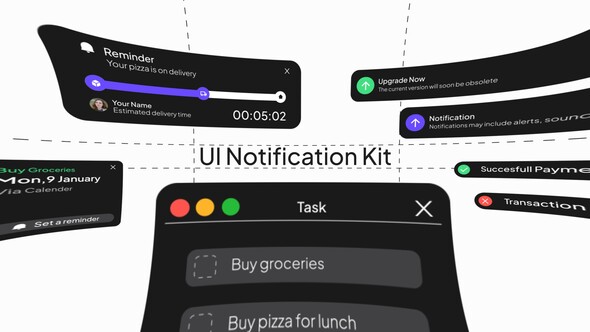 Photo of Notification Ui – Videohive 61482458