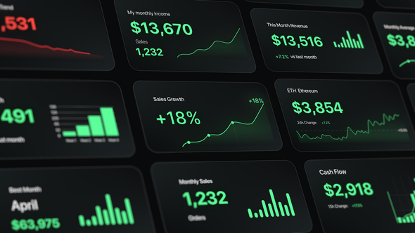 Photo of Number Counter — Business Dashboard Infographics – Videohive 61392937