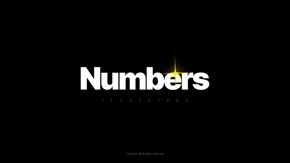 Photo of Numbers – AE – Videohive 61292824