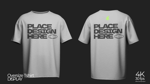 Photo of Oversize Tshirt Mockup Premiere – Videohive 61343652