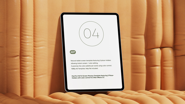 Photo of Pad Pro M5 Puff UI Screen Template – Videohive 61233354