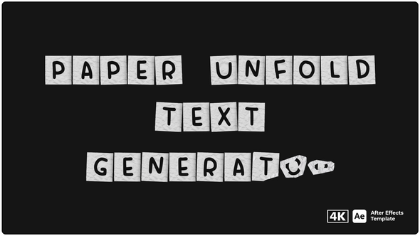 Photo of Paper Cut Text Generator – Videohive 61476649