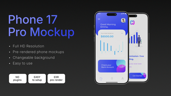 Photo of Phone 17 Pro Mockup – Videohive 61369077
