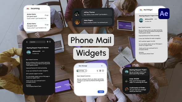 Photo of Phone Mail Widgets – Videohive 61399933
