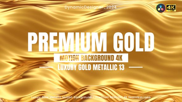 Photo of Premium Gold Motion Background Pack 4K DaVinci Resolve – Videohive 61525741