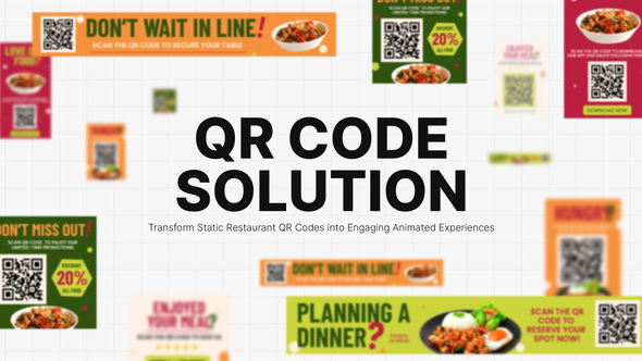Photo of QR Code Food – Videohive 58691836