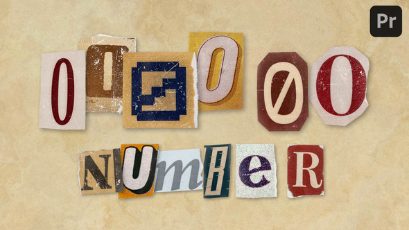 Photo of Ransom Letters – 0 Number – Videohive 61267302