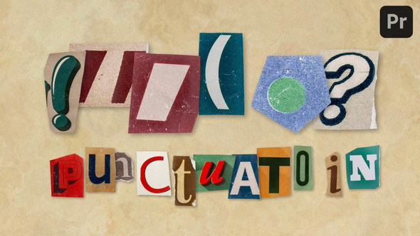 Photo of Ransom Letters – Punctuation Random – Videohive 61379255