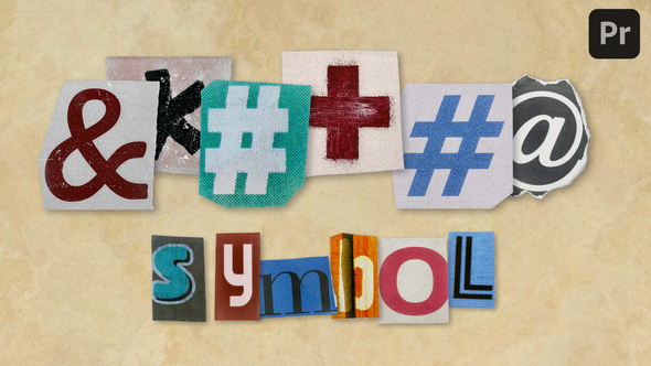 Photo of Ransom Letters – Symbols – Videohive 61387797