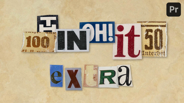 Photo of Ransom Letters – Videohive 61357570