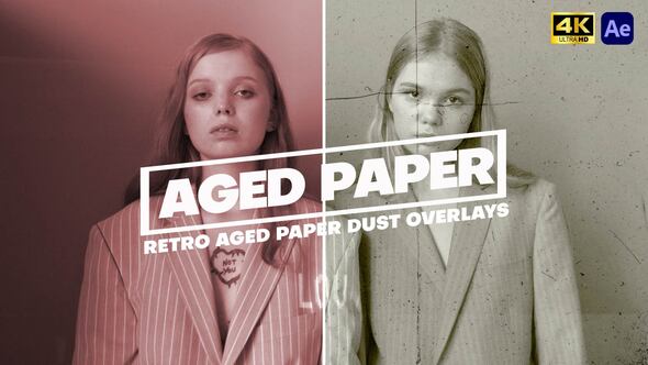 Photo of Retro Aged Paper Dust Overlays Pack 11 AE – Videohive 61540029