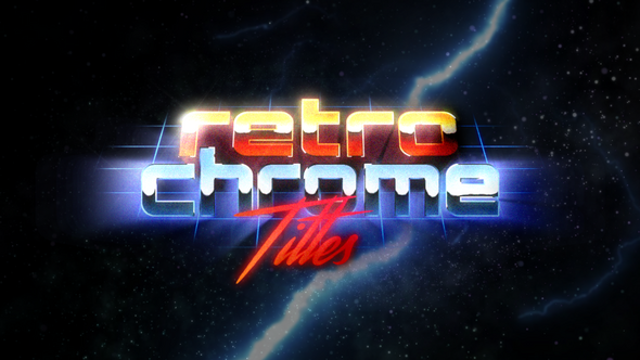 Photo of Retro Chrome Titles – Videohive 61518876