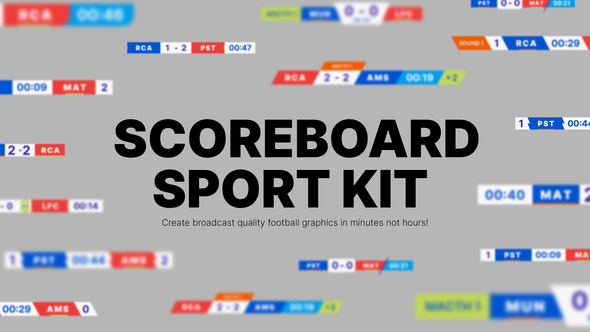 Photo of Scoreboard Sport Kit – Videohive 58674581