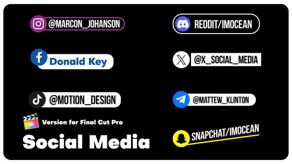 Photo of Social Media | Final Cut Pro X – Videohive 61555286