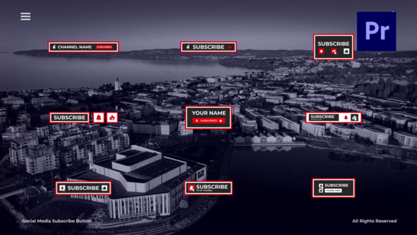 Photo of Social Media Subscribe Button /Pr – Videohive 61397154