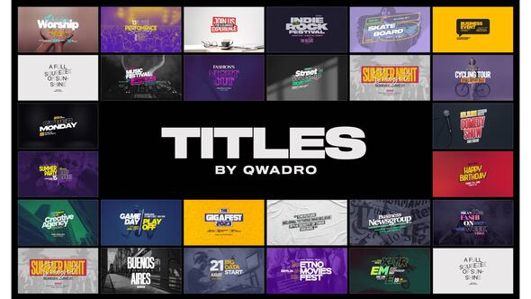Photo of Event Promo Titles Pack – Videohive 39020421