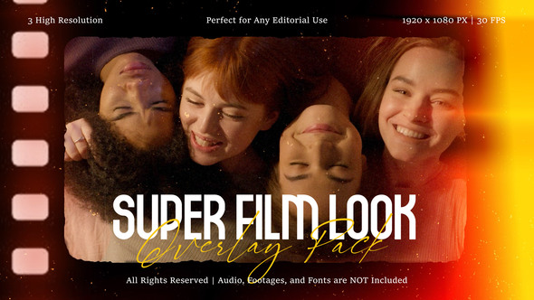 Photo of Super Film Look Overlay Pack for After Effects – Videohive 61537725