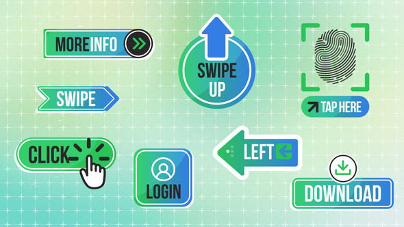 Photo of Swipe Up Tap Arrows UI Social Media Elements Interface – Videohive 61429497