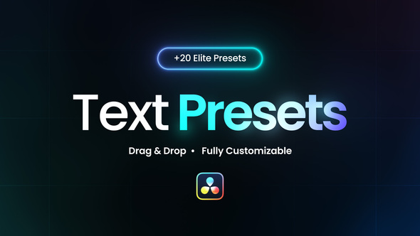 Photo of Text Elite Presets – for DaVinci Resolve – Videohive 61345012