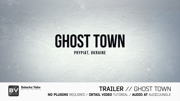 Photo of Trailer // Ghost Town – Videohive 20530317